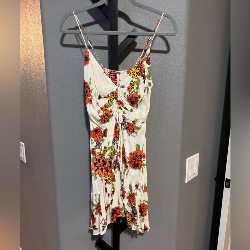 Free People Multicolor Floral Mini Dress